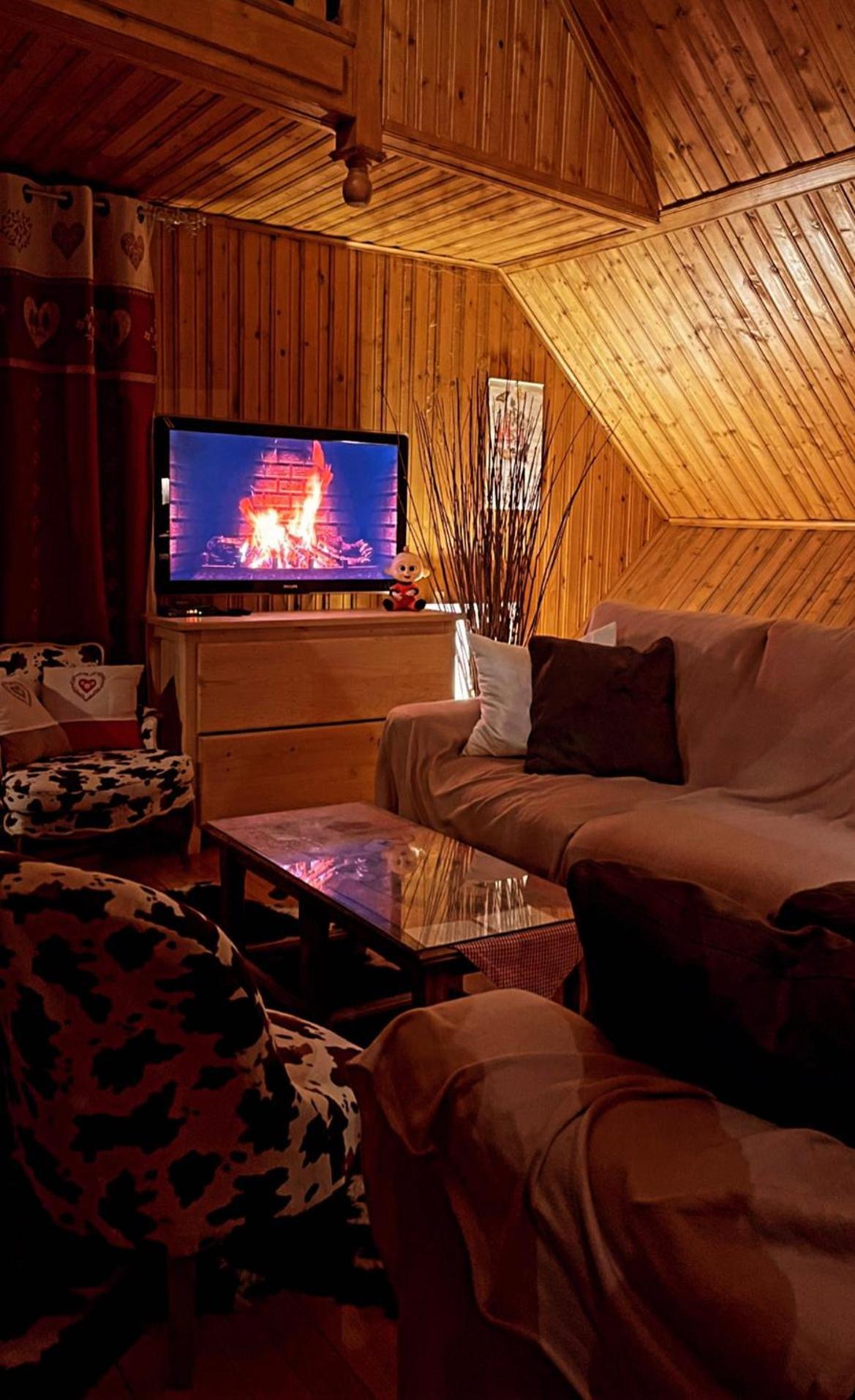 Authentique chalet vue sur le lac et les pistes Besse-et-Saint-Anastaise Extérieur photo